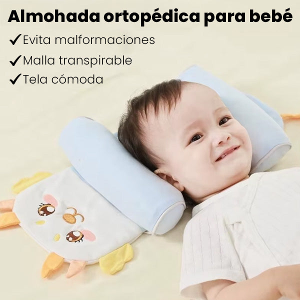 ALMOHADA ORTOPÉDICA PARA BEBÉ 👶🏻🥰¡Cuida de tu bebé desde el primer día!