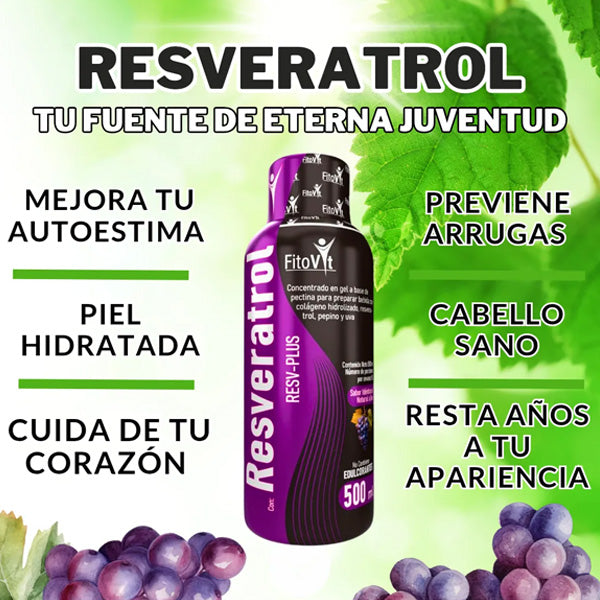 CÁPSULAS ANTIENVEJECIMIENTO + RESVERATROL 😱💫 ¡Combate los signos de la edad!