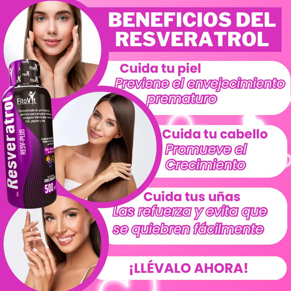 CÁPSULAS ANTIENVEJECIMIENTO + RESVERATROL 😱💫 ¡Combate los signos de la edad!