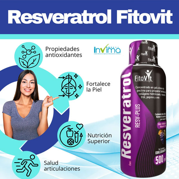 CÁPSULAS ANTIENVEJECIMIENTO + RESVERATROL 😱💫 ¡Combate los signos de la edad!