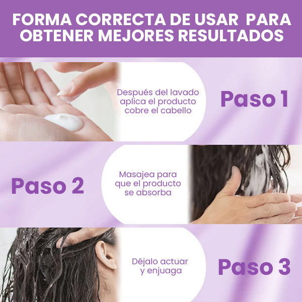 TRATAMIENTO CAPILAR PARA ONDAS 💁‍♀️✨ ¡Cabello suave, brillante y sedoso!