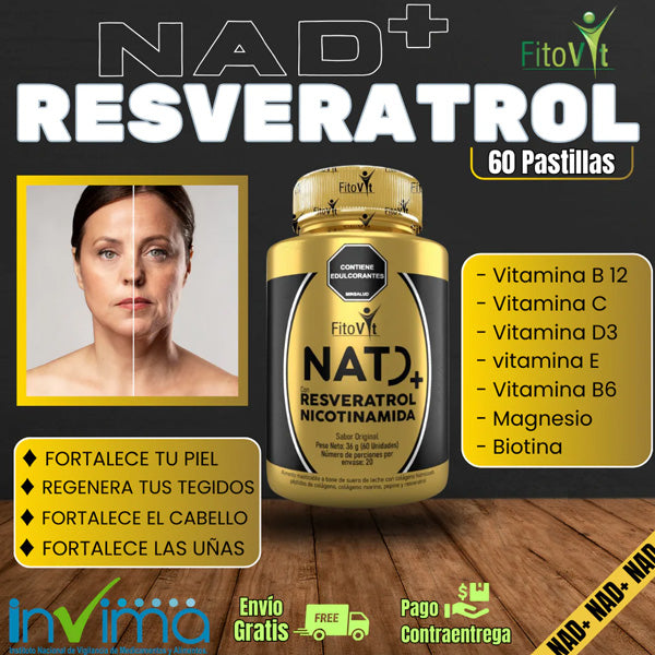 CÁPSULAS ANTIENVEJECIMIENTO + RESVERATROL 😱💫 ¡Combate los signos de la edad!
